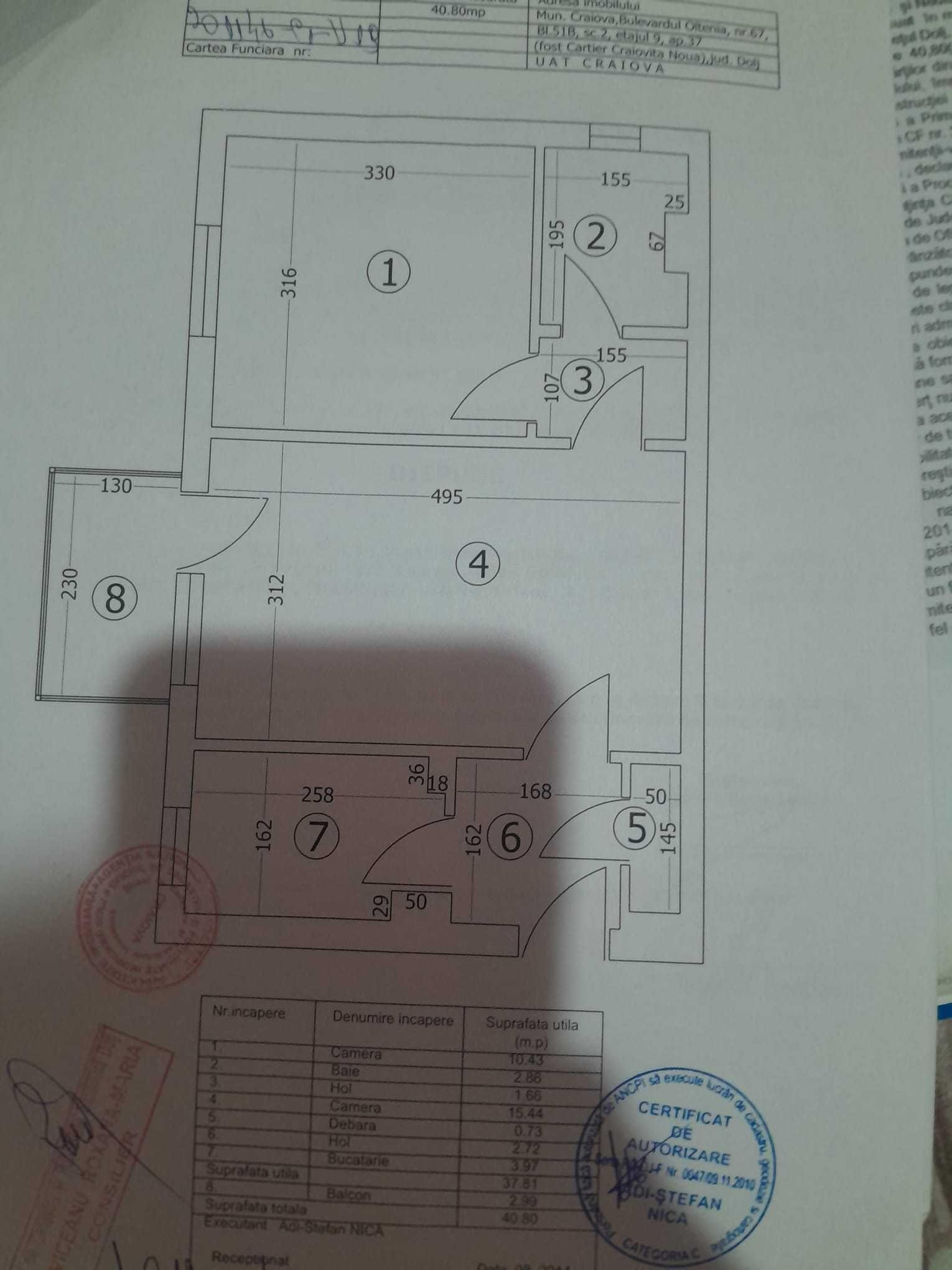Apartament 2 camere 40,80 mp. Craiovita - imagine 1