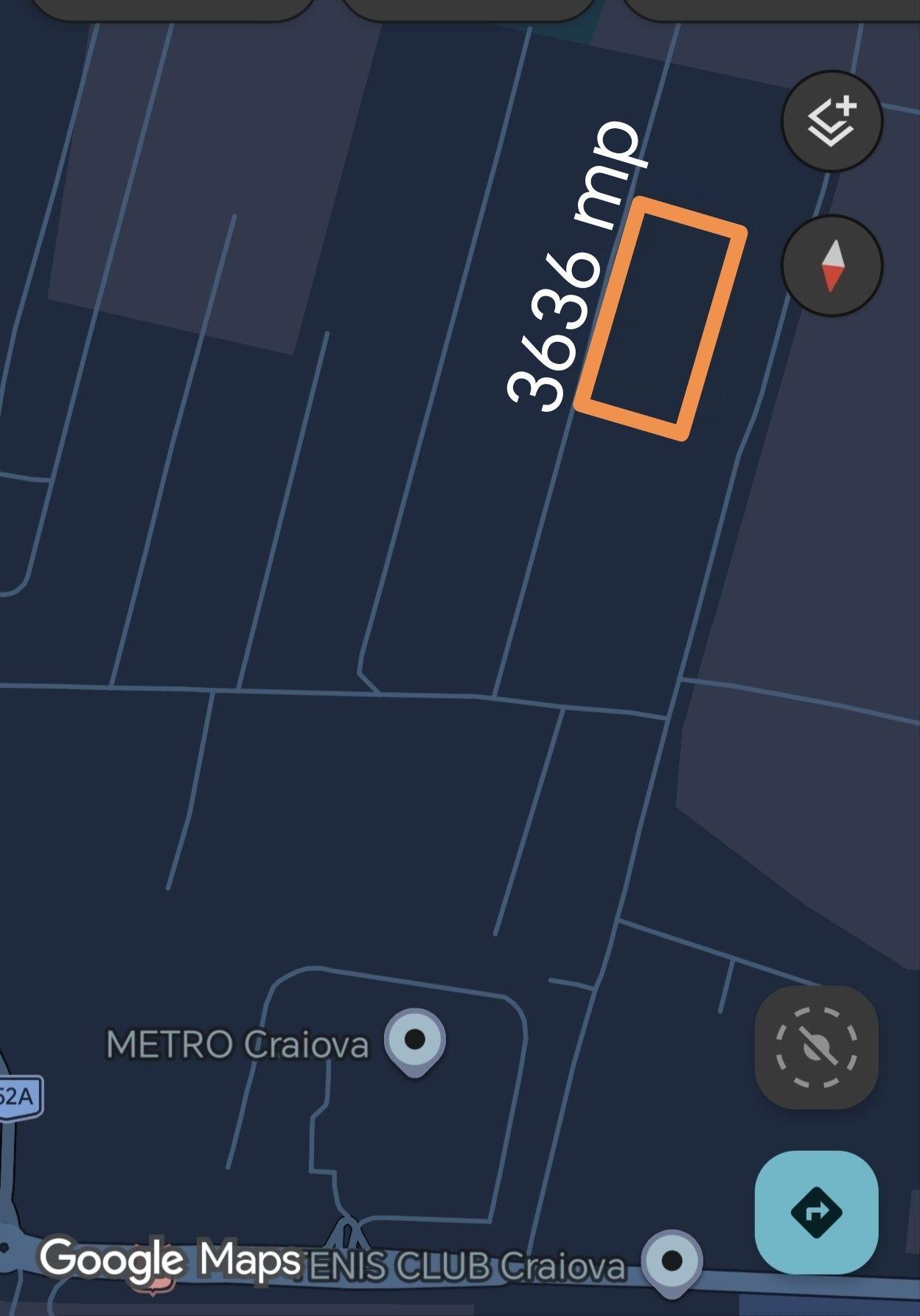 Teren Intravilan parcele 600/1000mp suprafață totală  3.636 mp | Zona Metro, Str. Cătinei