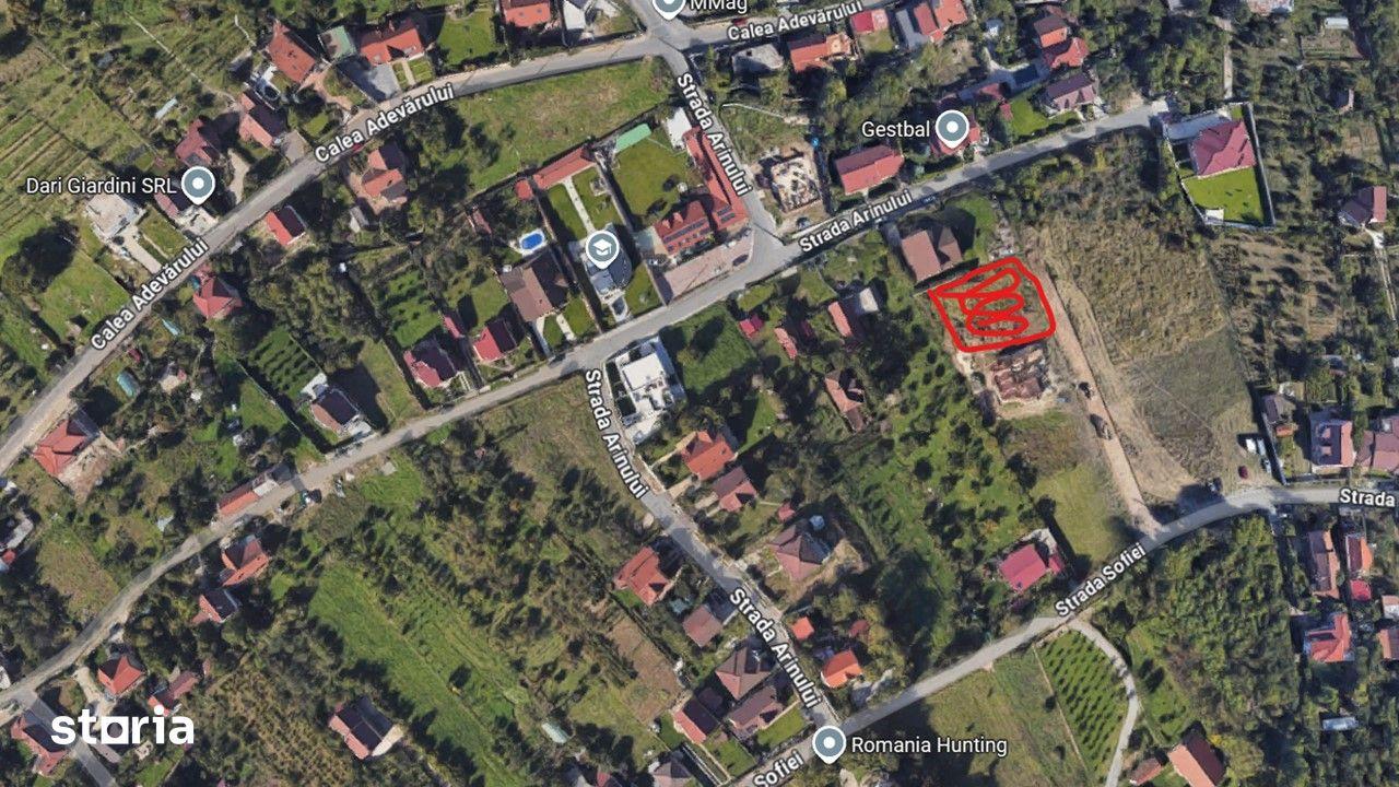 Teren intravilan de vânzare 985mp, strada Arinului zona Sofiei - imagine 1