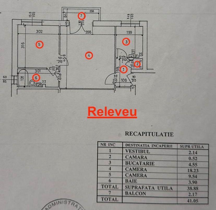 Vanzare Apartament 2 camere ultracentral (Bloc Unic, Magheru, Fara Risc Seismic)