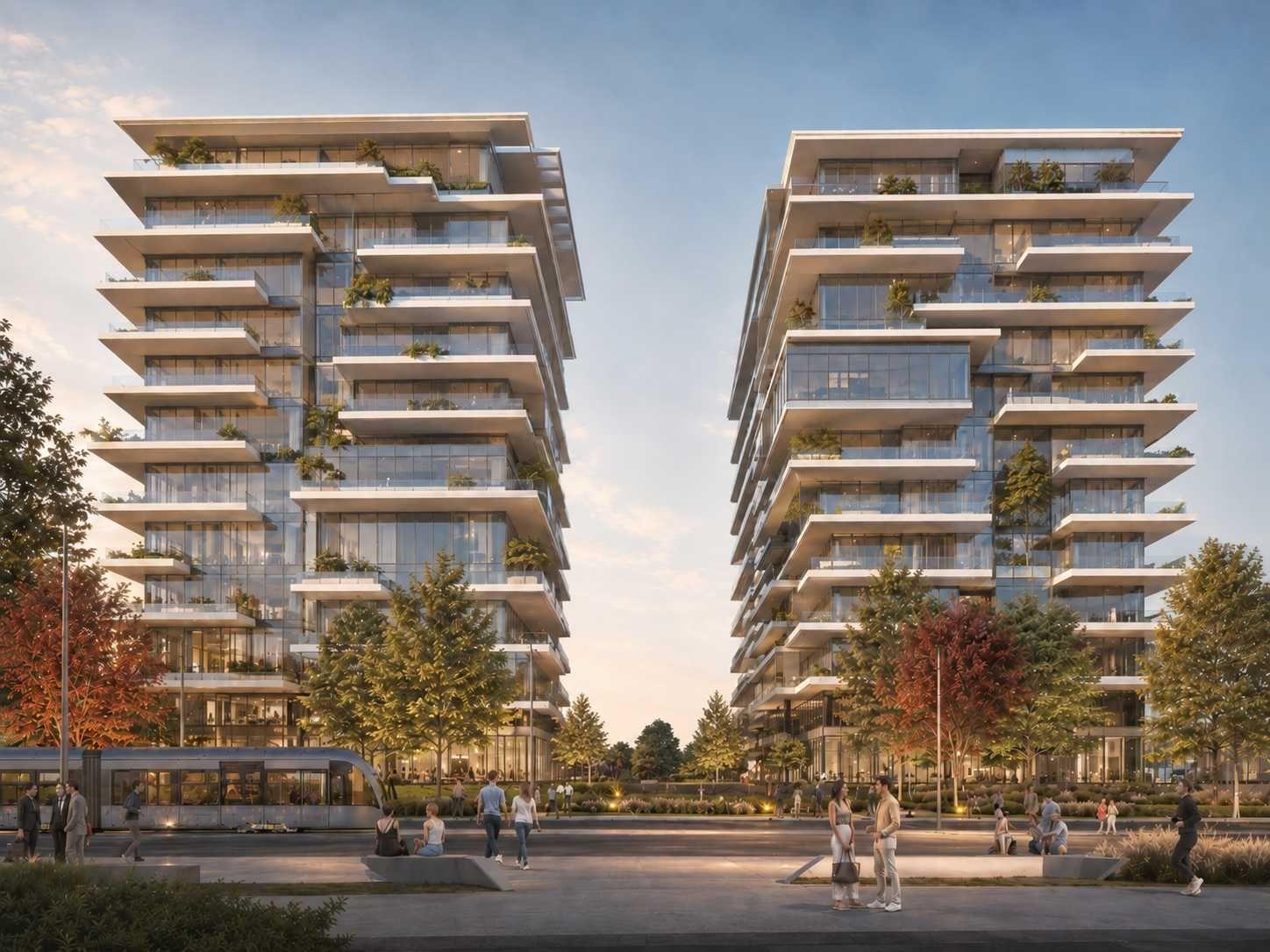 Proprietar vând / cesionez apartament de 3 camere in turn prestigios 2026 Promenada Mall + parcare - imagine 1
