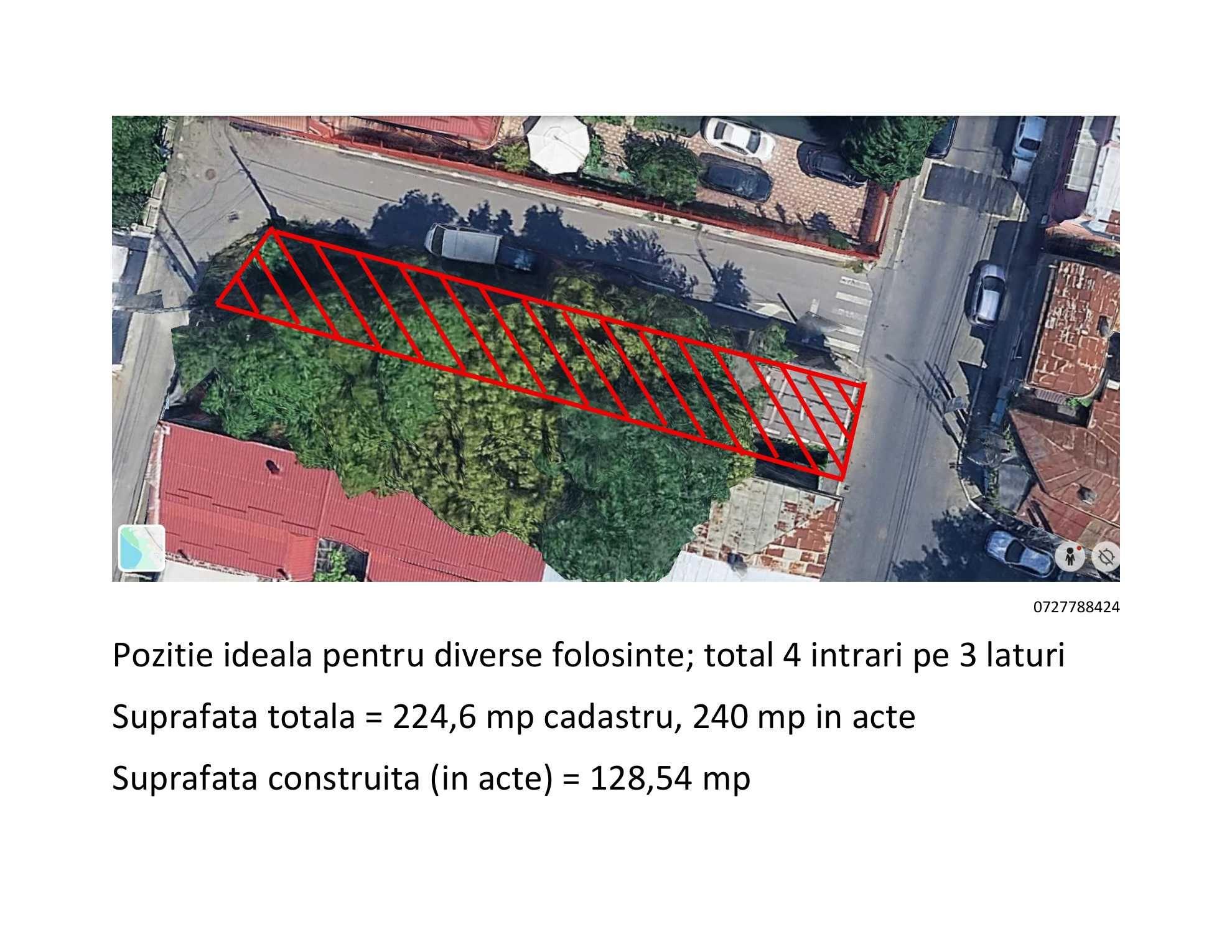 Sector 1 | Teren cca. 225 mp | Deschidere pe 3 laturi | cca. 50 m Front stradal | Gara de Nord - imagine 1