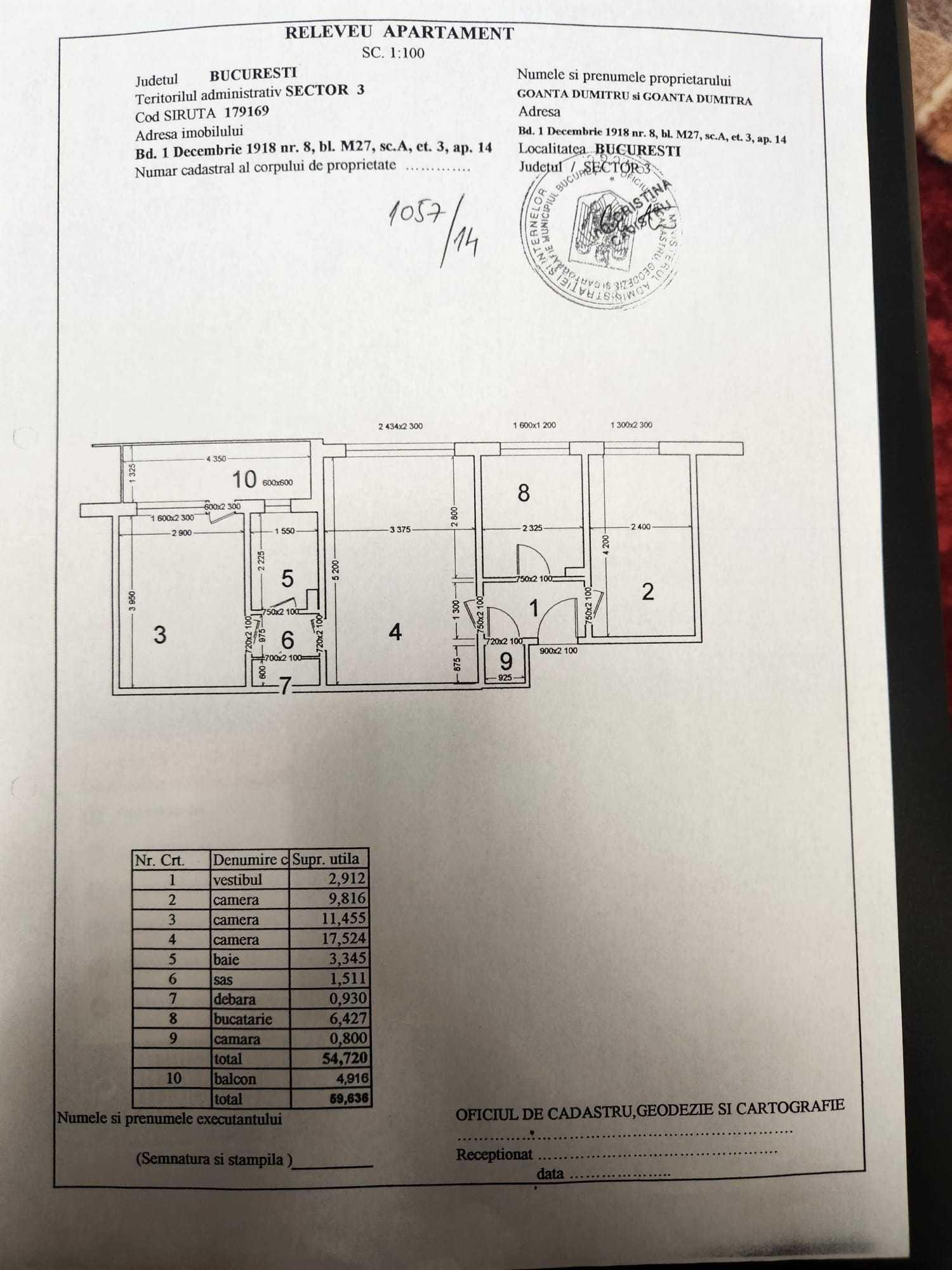 Proprietar Vand Apartament 3 camere Piata Minis - Titan