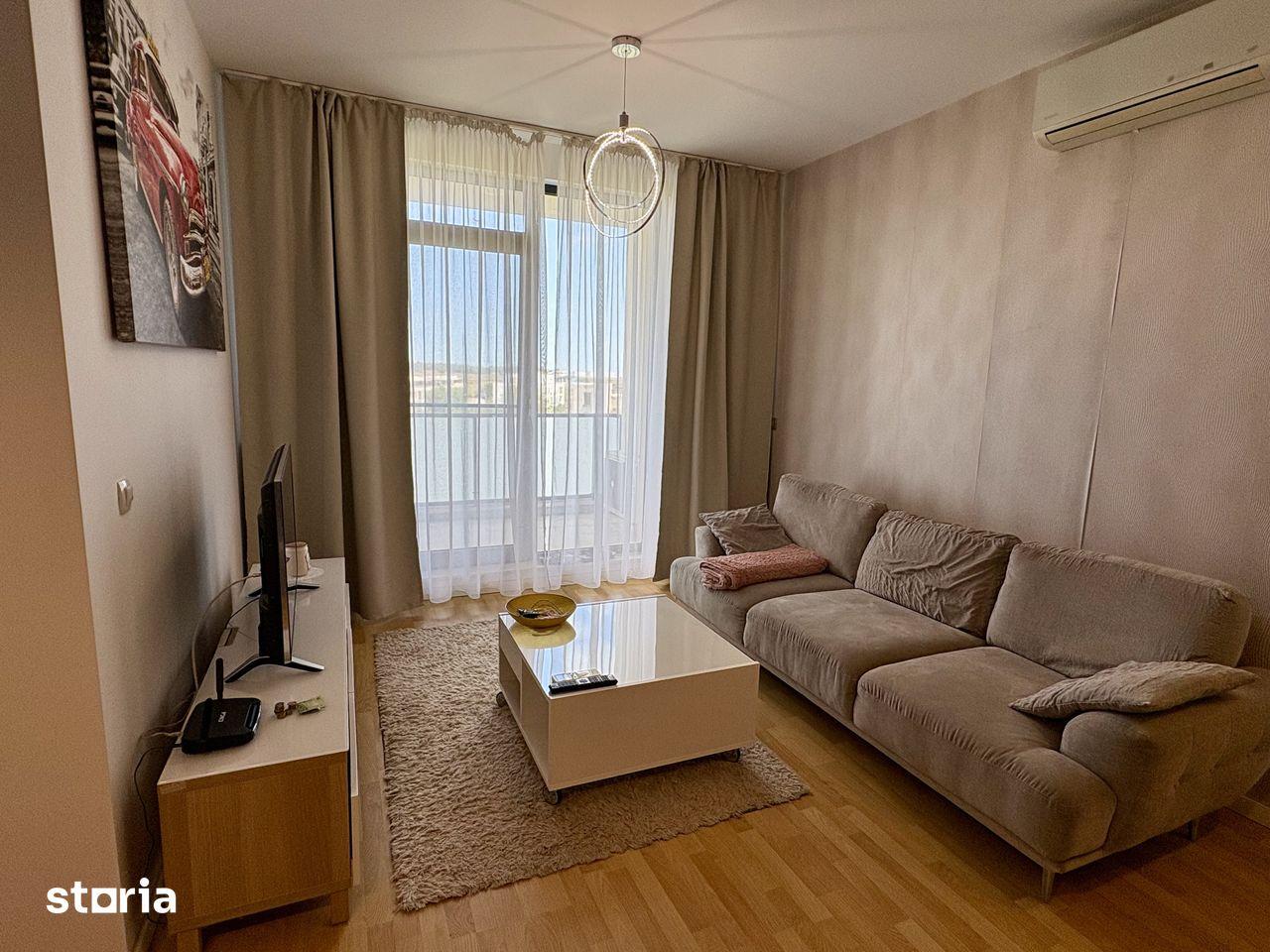 Apartament 2 camere, mobilat, etaj 4, cu loc de parcare, Pipera