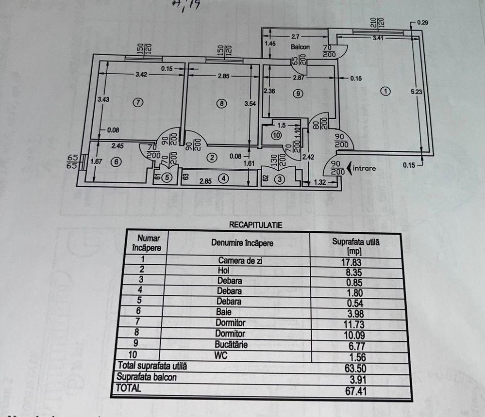 apartament 3 camere - Tudor Vladimirescu - imagine 1