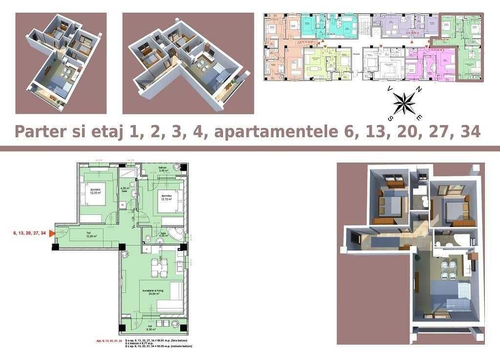 Mută-te Fără Investiții! Apartament 3 Camere cu 2 Locuri de Parcare _Mihai 0727313880 - imagine 1