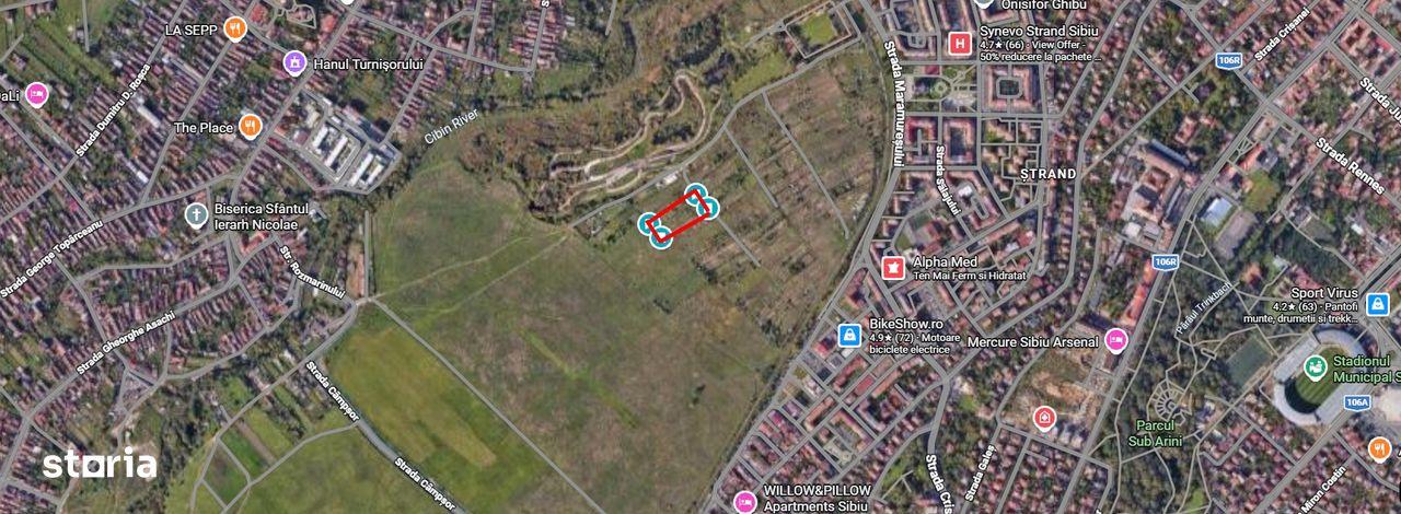 Vânzare teren intravilan 4.000 mp – Sibiu, zona Câmpșor (UTR U09 / L4) - imagine 1