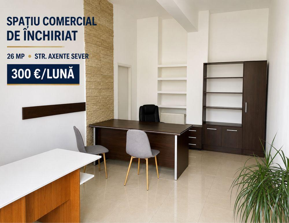 Închiriez spațiu comercial 26 mp – Str. Axente Sever, Bistrița - imagine 1