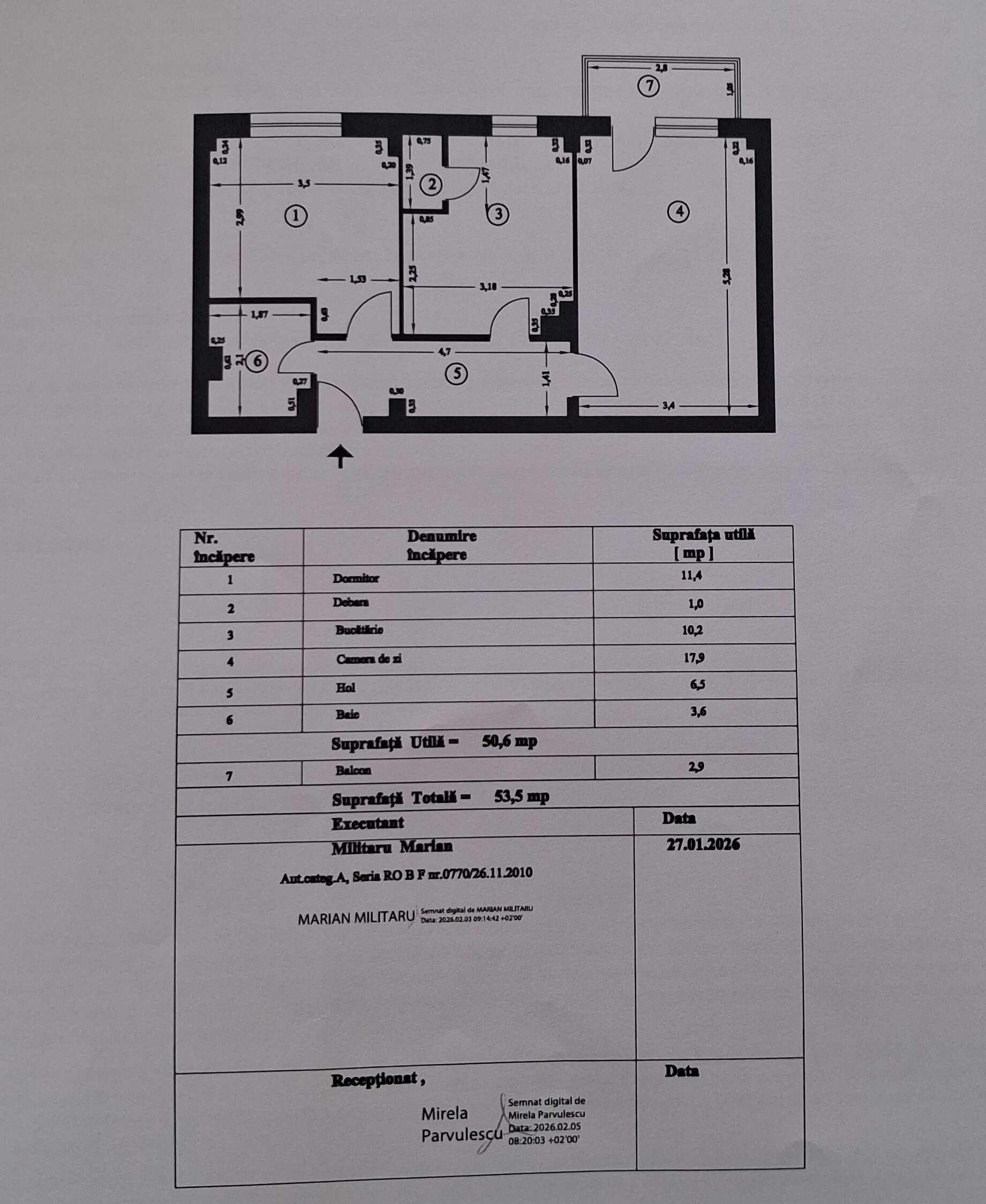 Vând apartament 2 camere - imagine 1