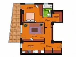 De inchiriat ap 2 camere Splaiul Unirii 9 - imagine 1
