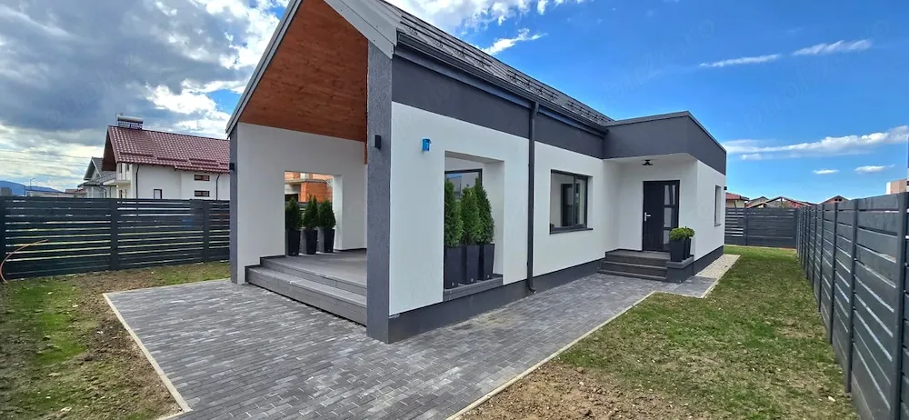 Casa Moderna Parter, 3 Camere, Stil Nordic, Curte Proprie - Brasov ( Izvor) - imagine 1