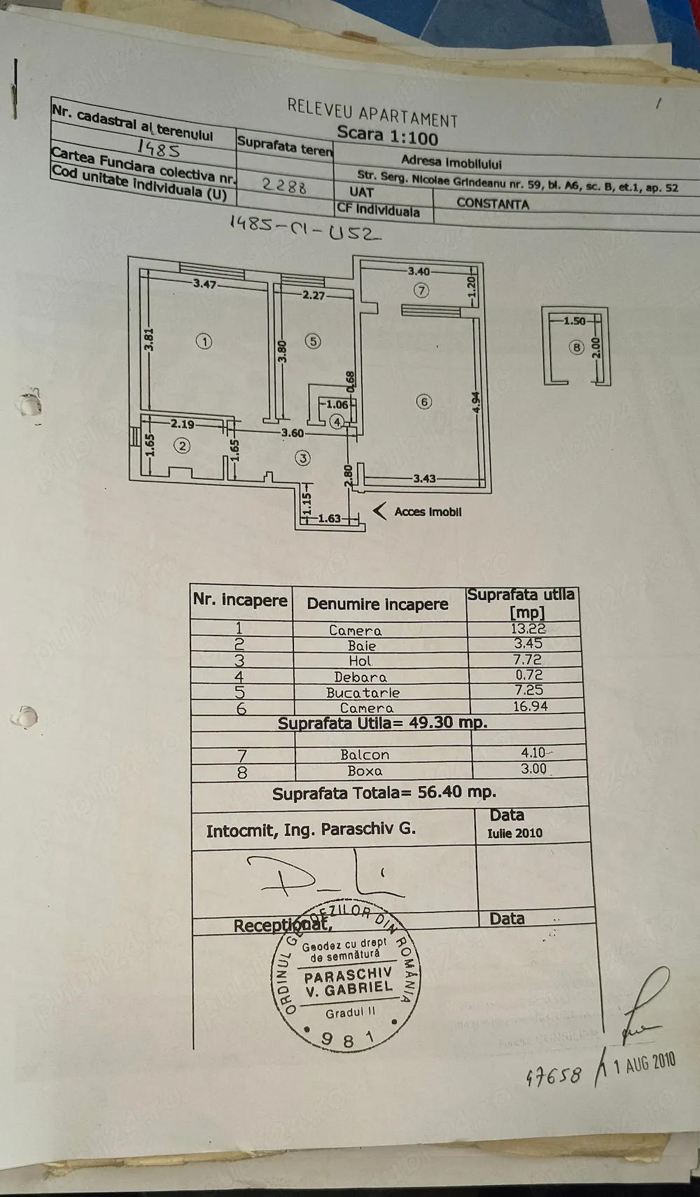 Apartament de vanzare