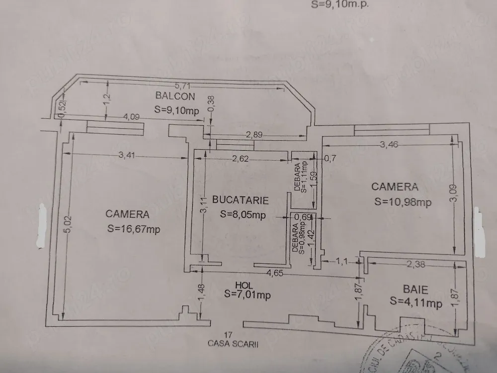 Constanta - direct proprietar 2 camere decomandat