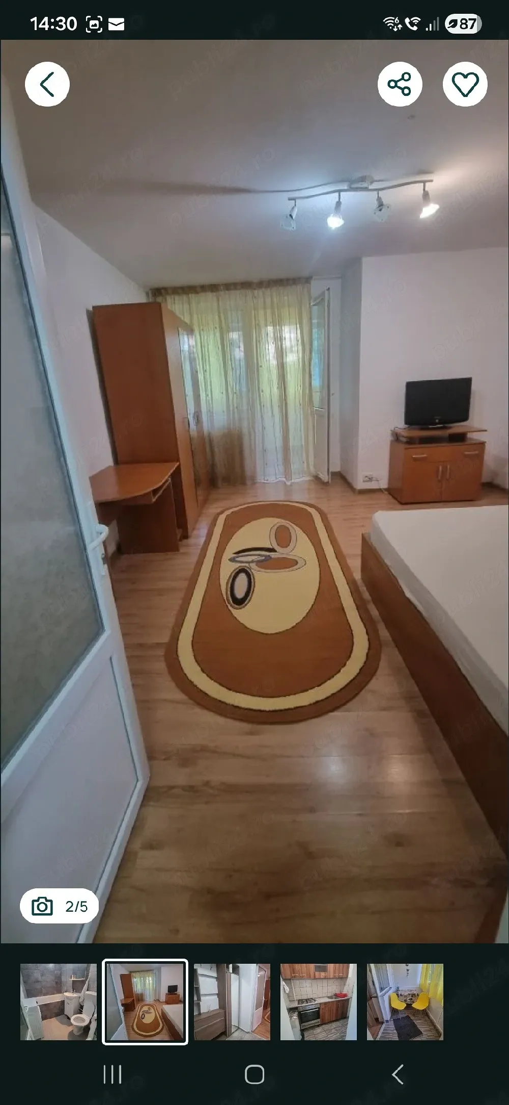 Inchiriere Garsoniera zona Brazda - Amaradia - imagine 1