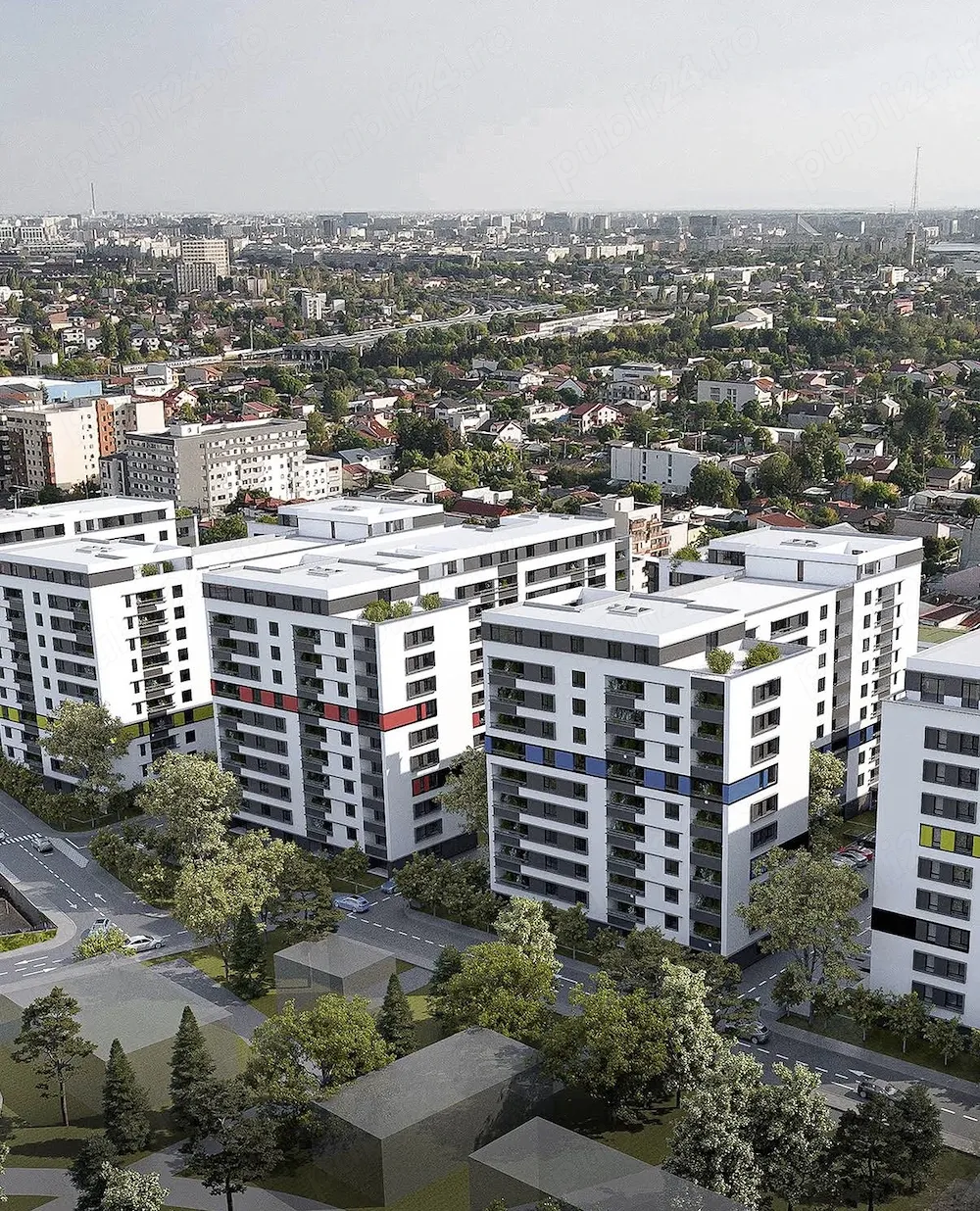 De inchiriat 2 camere Akcent City+parcare - imagine 1