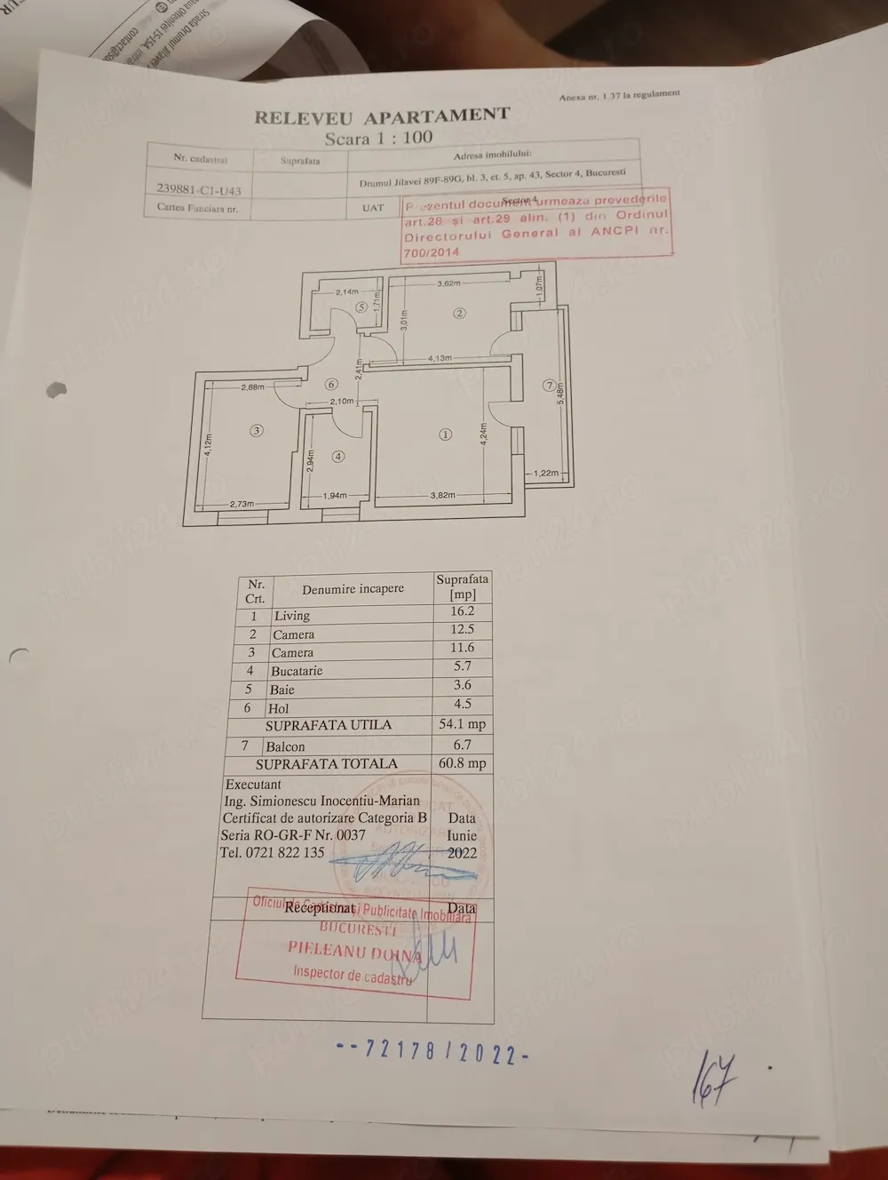 ap cu 3 camere cu parcare proprie pe drumul Jilavei 89F 89G bloc 3 sectorul 4 București - imagine 1