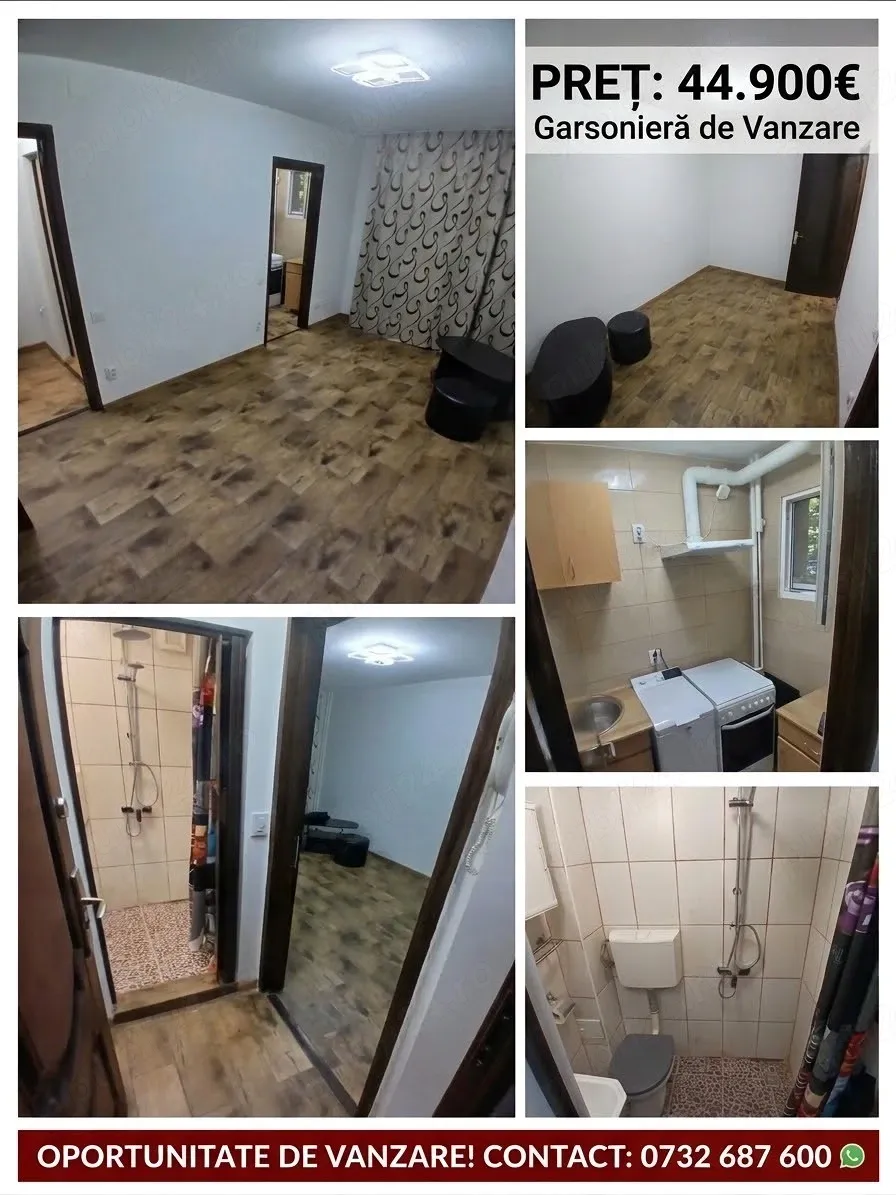 Garsonieră Drumul Taberei Mall Plaza P 10 19mp Renovata complet Totul nou - imagine 1