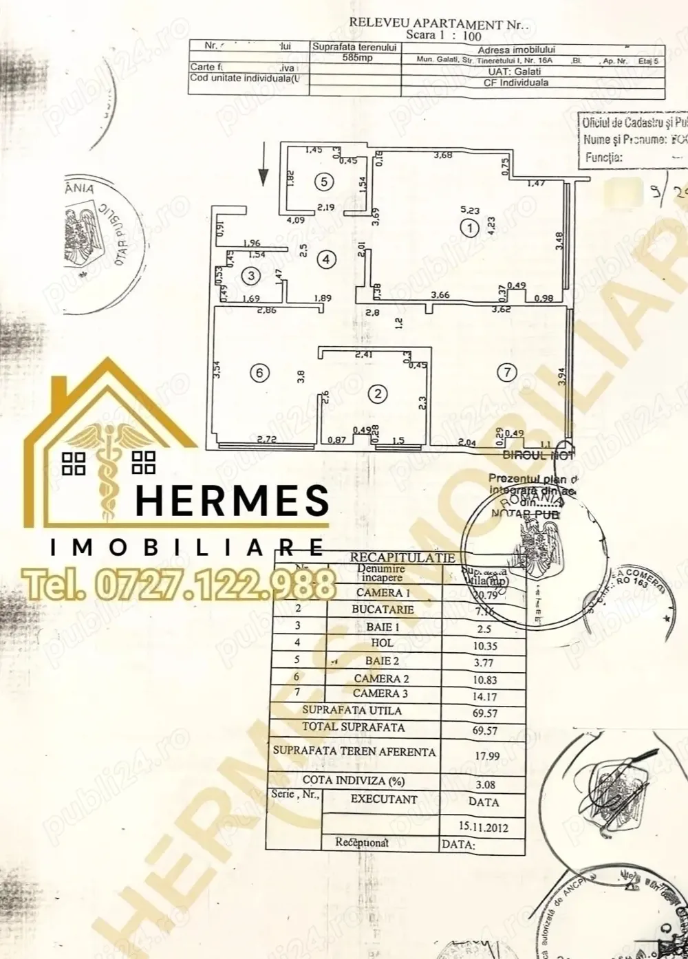 OPORTUNITATE  Ap. PREMIUM pe 2 niveluri,3 camere,bloc 2012 cu Lift si Parcare privata, LA CHEIE - imagine 1