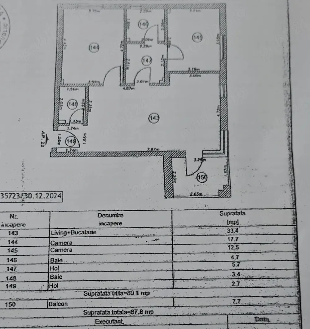 Apartament 3 camere zona centrala - imagine 1