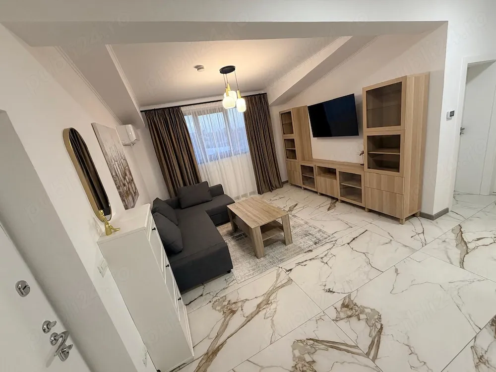 Apartament 3 camere de închiriat   bloc nou, mobilier și electrocasnice noi - imagine 1