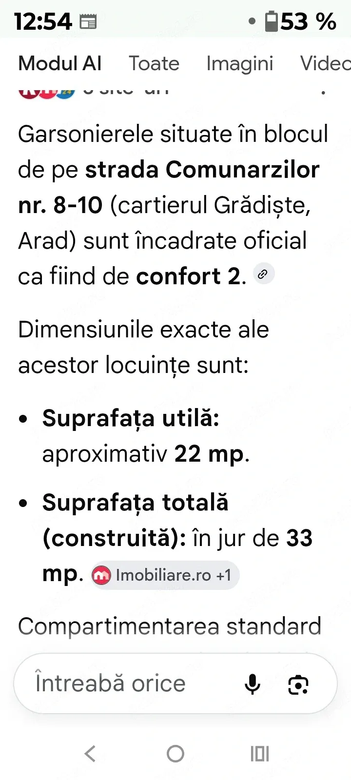 vand garsonieră