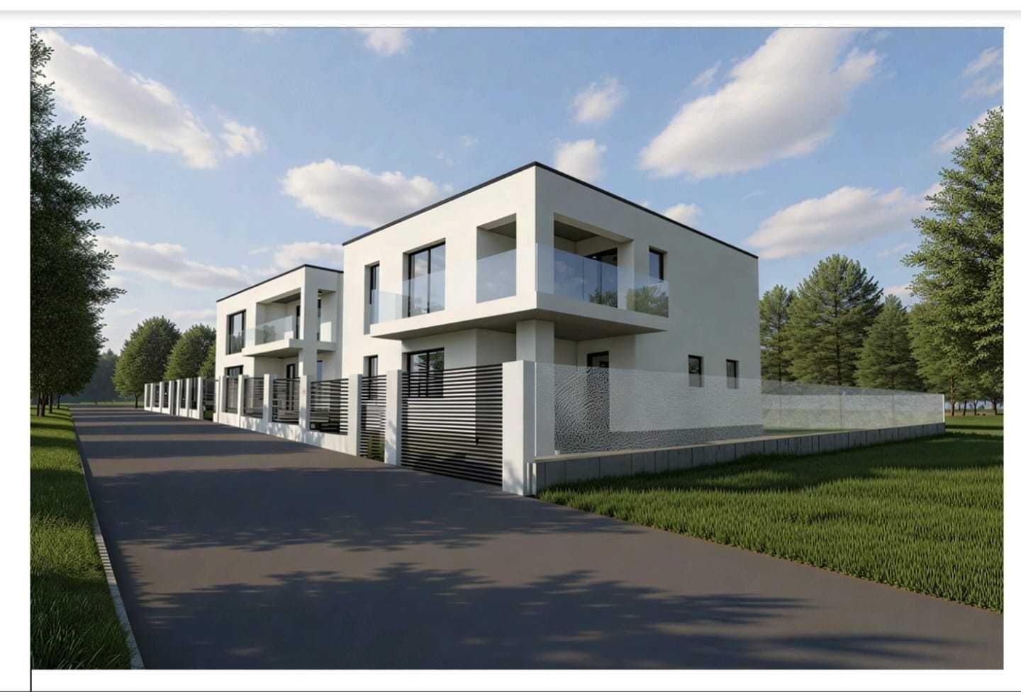 Vand Casa Zona Colinelor la alb (semifinisat) cu teren 350 mp2
