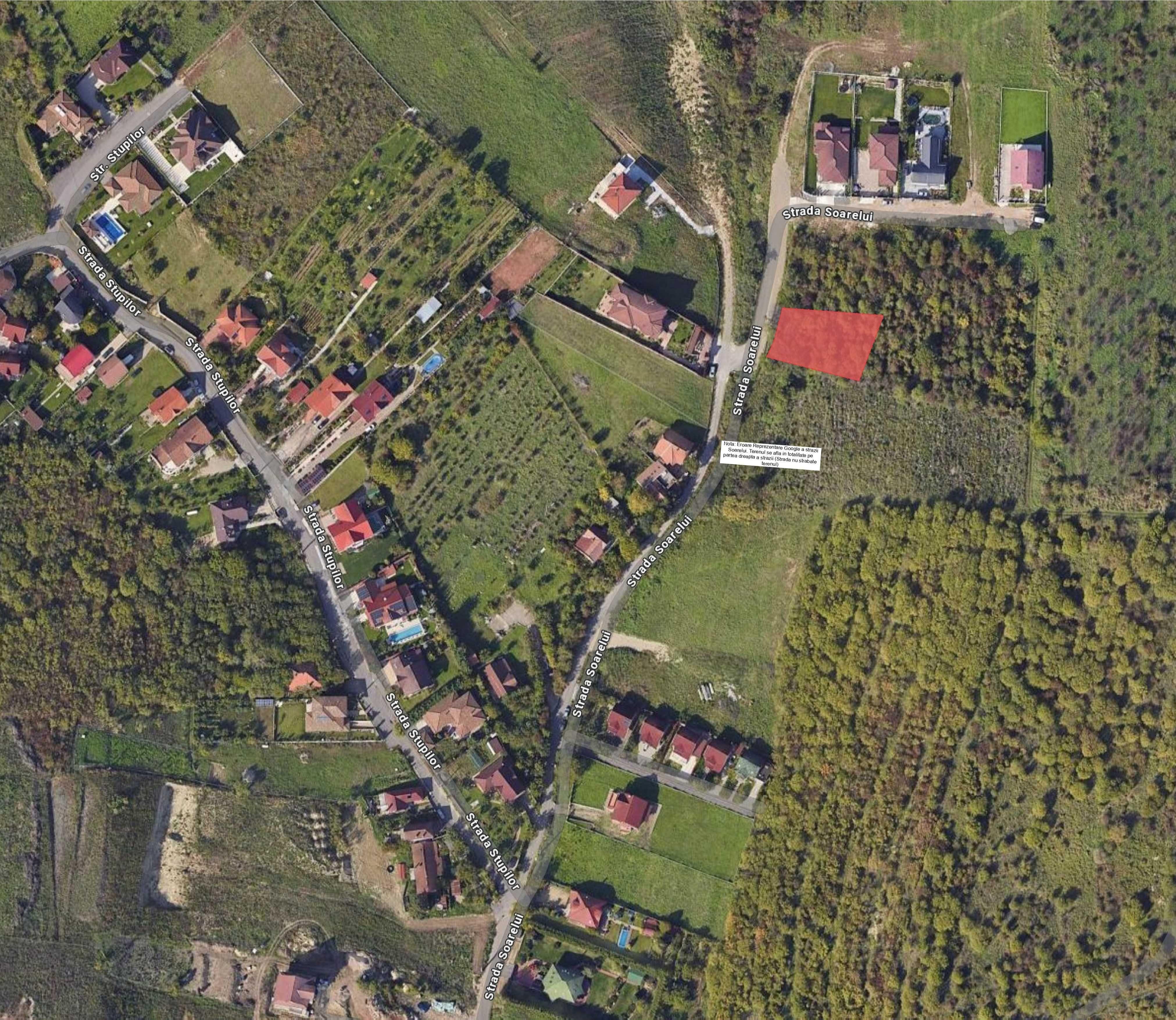 Teren Strada Soarelui Dealuri Oradea – 1001 mp Intravilan construibil - imagine 1