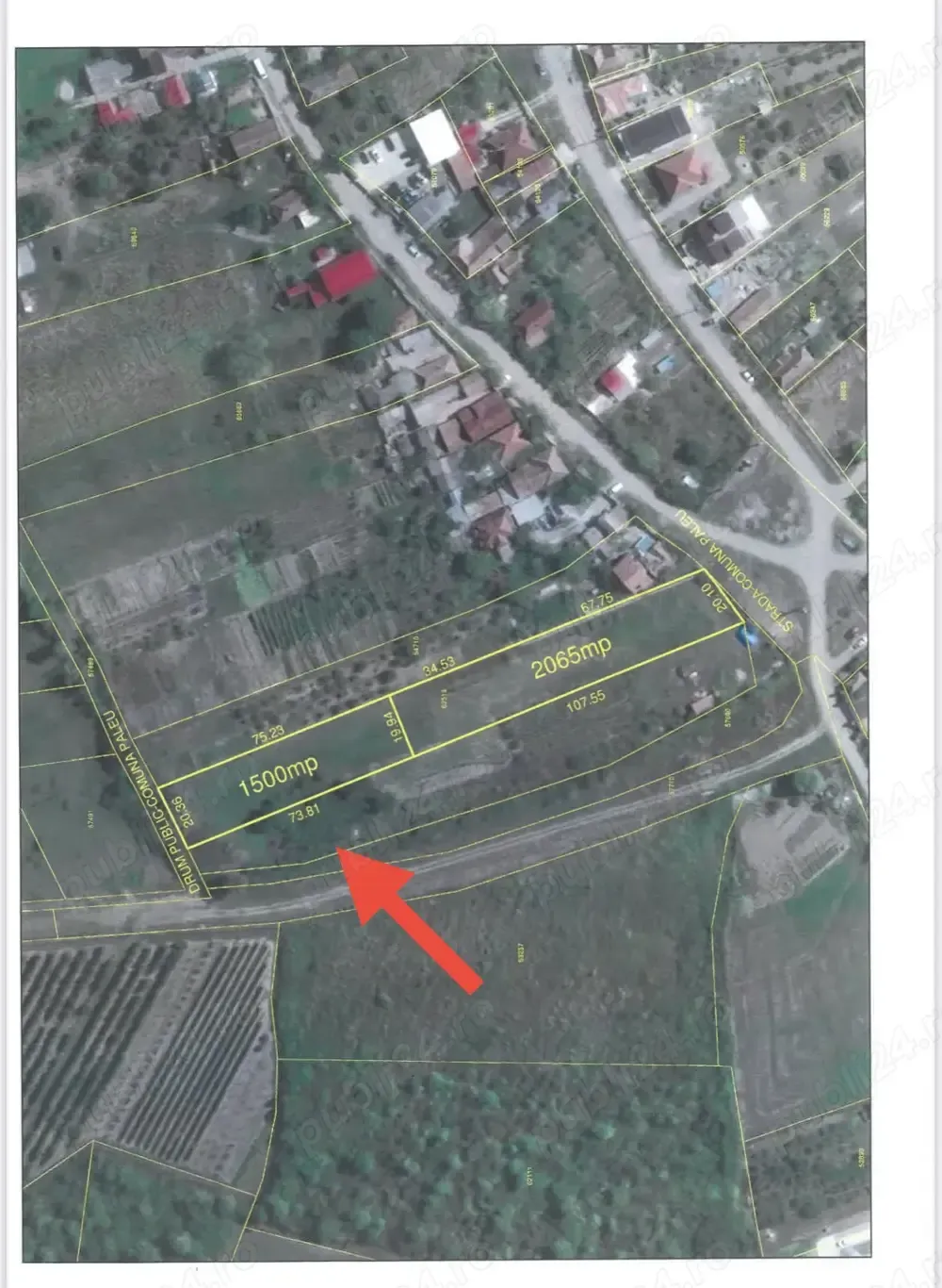 Vand teren intravilan in localitatea Săldăbagiu de Munte, Bihor