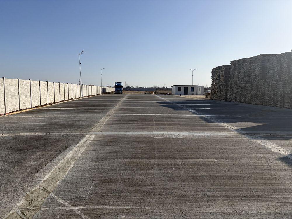 Platforma betonata drumul intre tarlale intre 1000-6000 mp