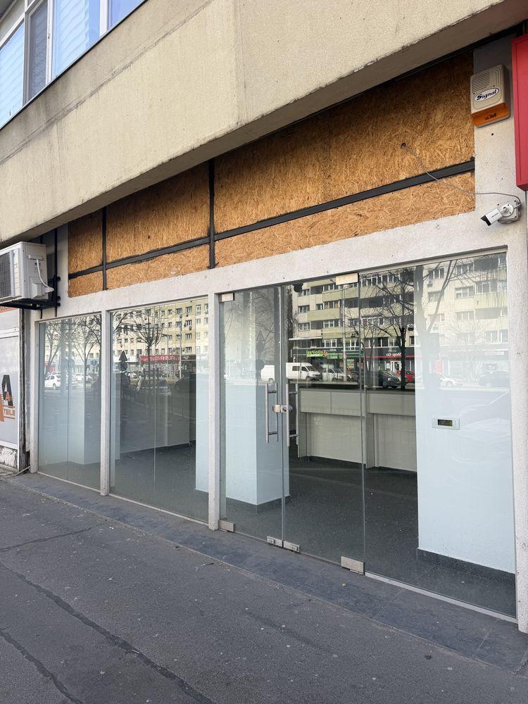 Spațiu comercial 76 mp | Vitrină 7m | Zonă circulată | 2 intrări