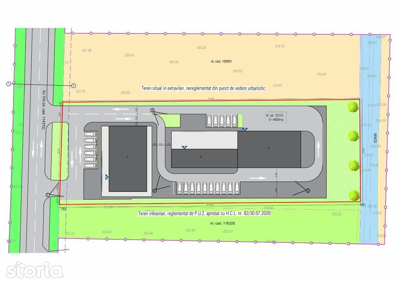 Teren spatiu comercial / Magazin alimentar - 4800mp - imagine 1
