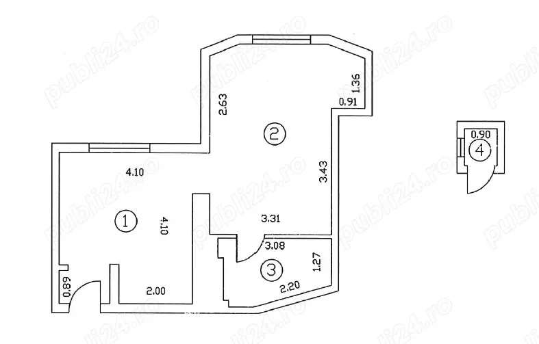 Vand Piata ROMANA , bulevardul DACIA