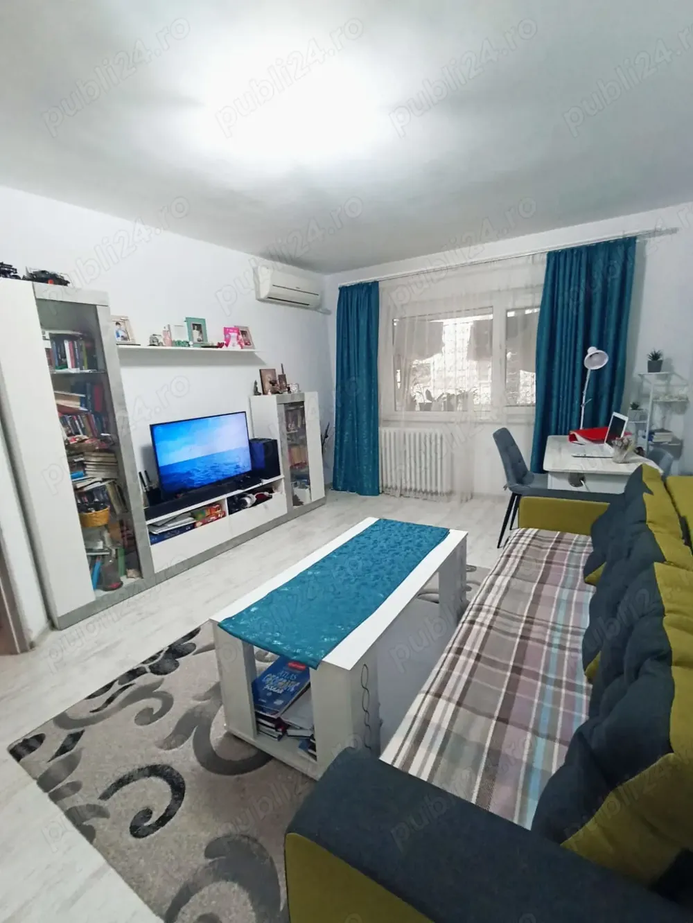 Apartament cu 2 camere ,decomandat 50 mp. Parter-Bd. Constantin  Brancoveanu