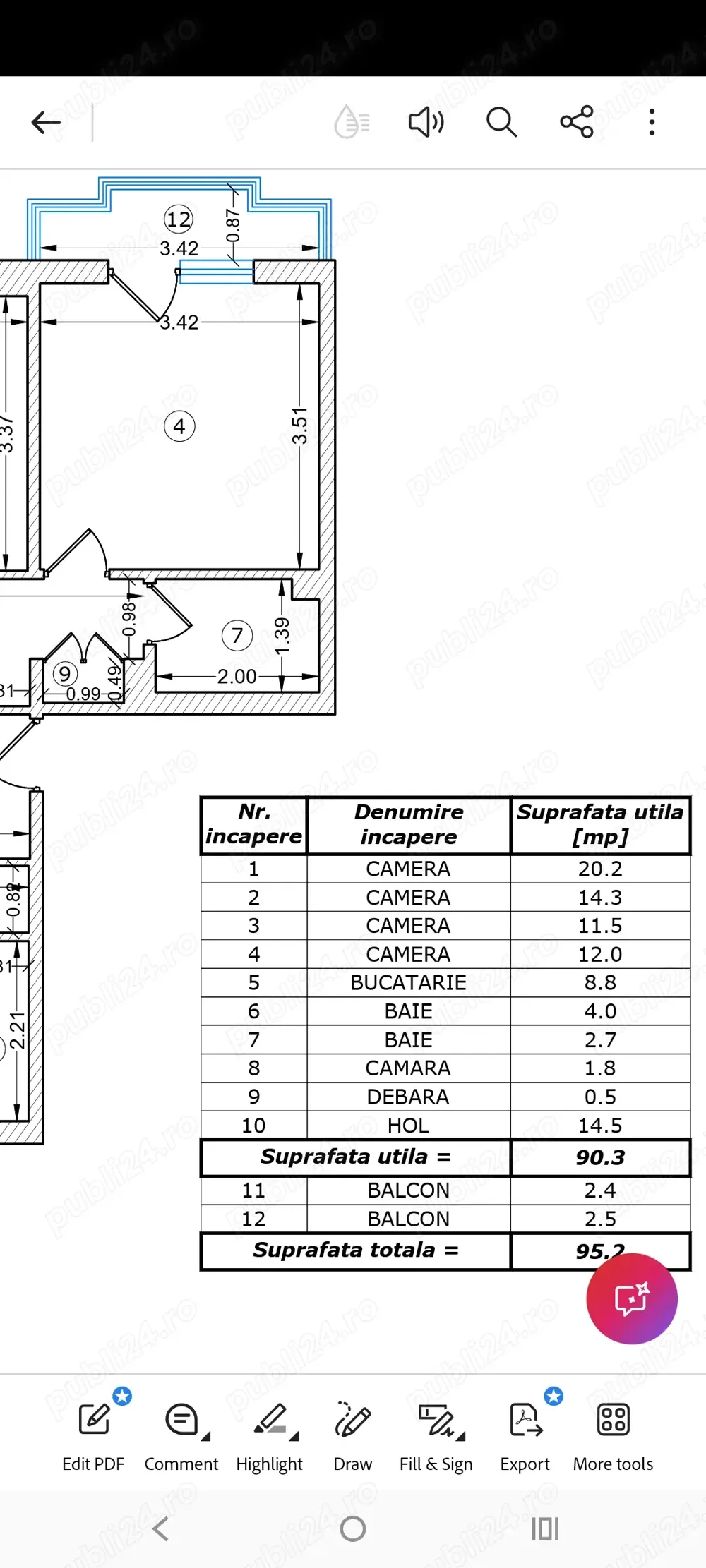 Schimb apartament 4 camere Militari - Uverturii (Teatrul Masca)