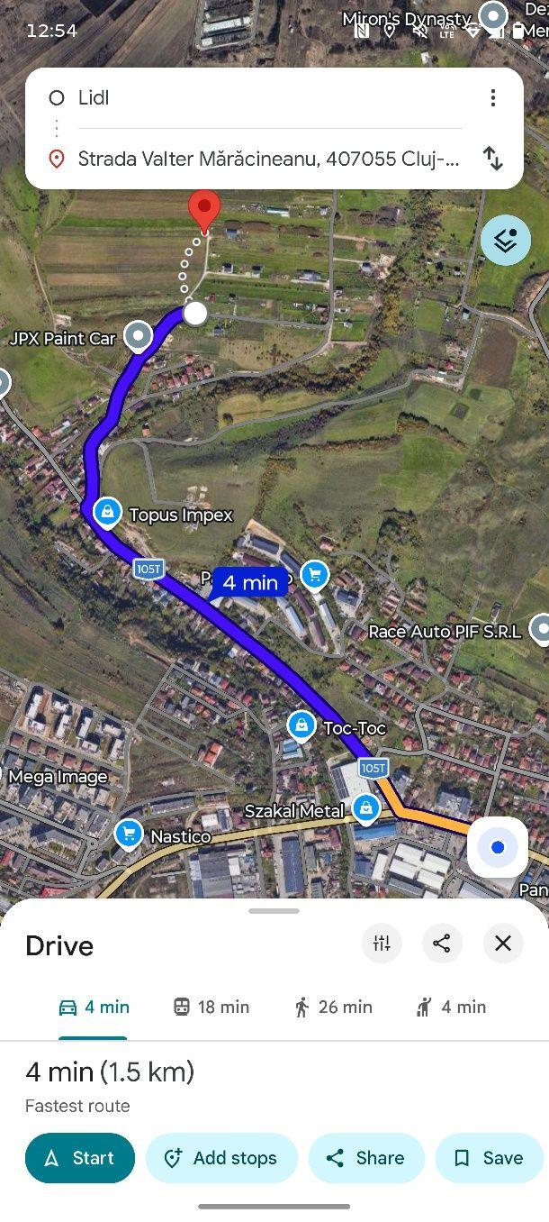 Vand teren Valea Seaca, 55e/mp