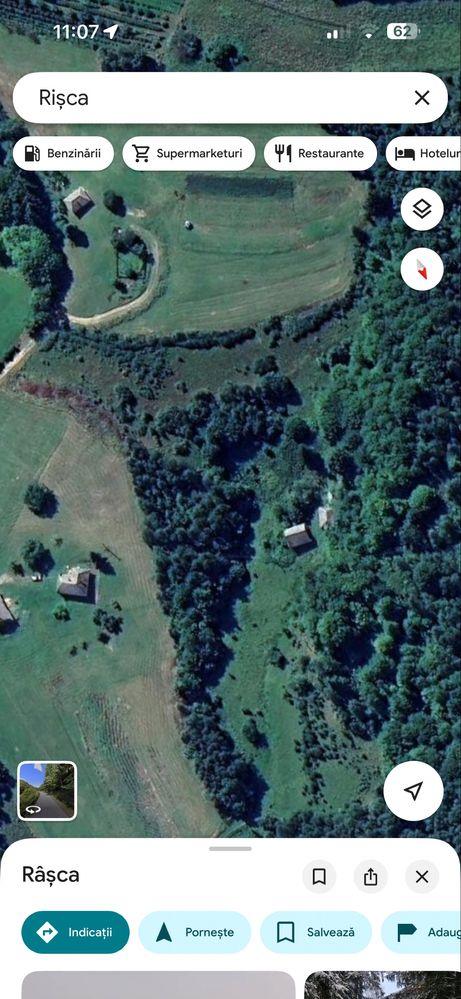 Teren extravilan 6200mp de vanzare - Râsca,Cluj - deschidere la drum