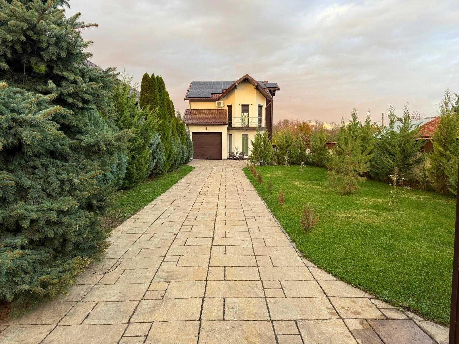 Casa ,Vila langa padure ,teren + livada 4000mp, JACUZZI, Panouri 10kw - imagine 1