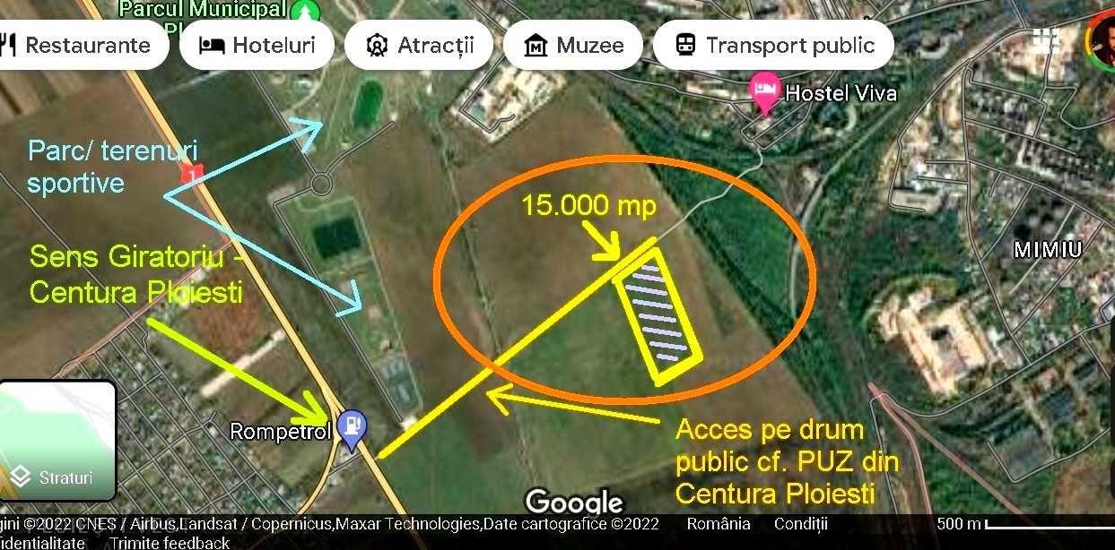 _Teren intrav/comercial/constr_OCAZIE_ Ploiesti. Parc Mun. Vest_1,5 ha