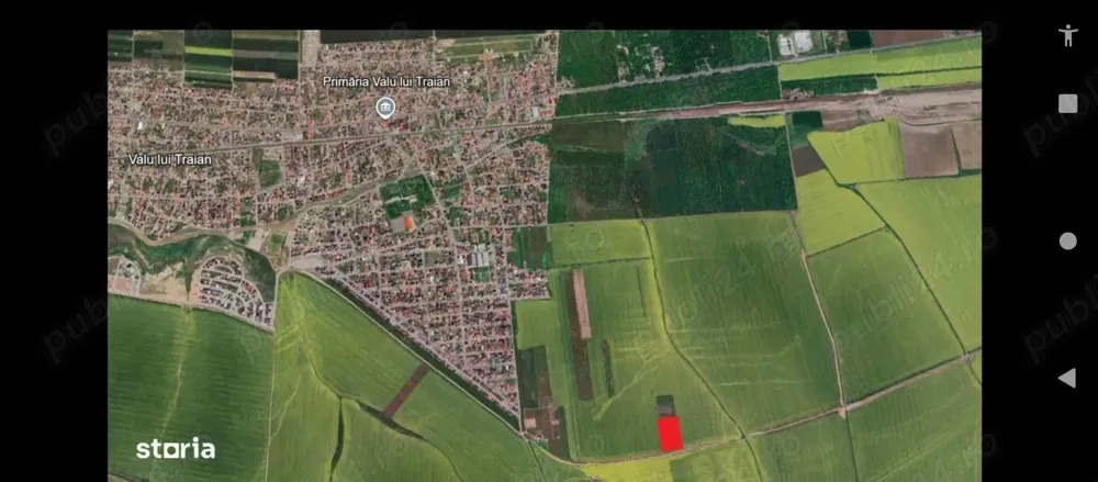 8500 mp intravilan arabil in Valu lui Traian   Str. București , 86 m deschidere, parcelare 12-14 lot
