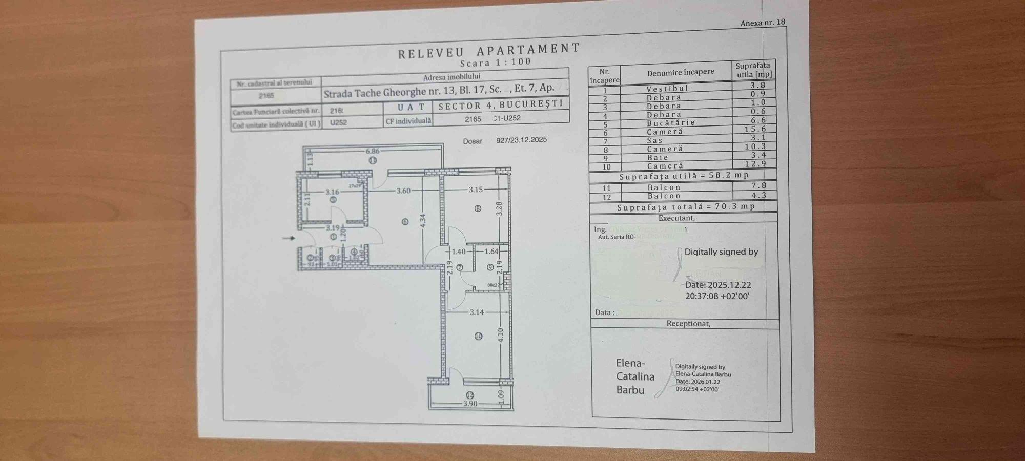 Apartament 3 camere zona Piata Sudului