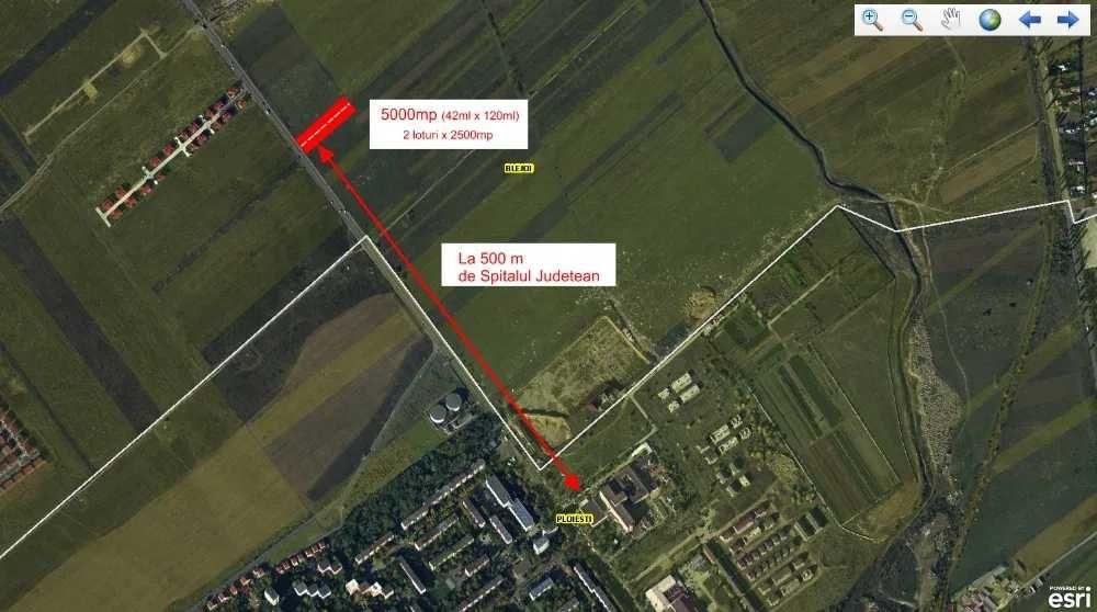 *Teren intravilan 5000mp-zona Spitalul Judetean Ploiesti* - imagine 1