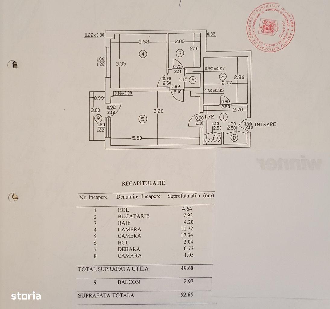 Vând apartament 2 camere|Dristor| 117.000 EUR - imagine 1