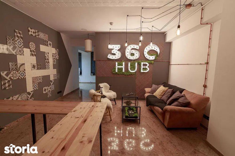 Birou de inchiriat - Coworking space 360HUB - 900+TVA