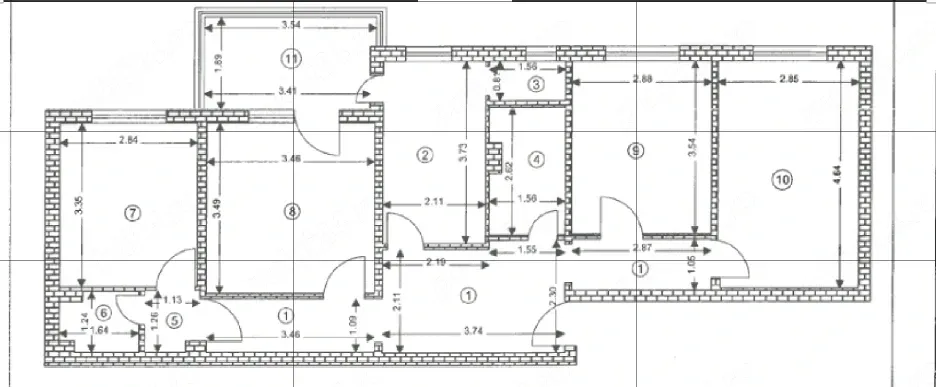 Apartament 4 camere ,2 bai ,etaj 4  4 zona Gemenii - imagine 1