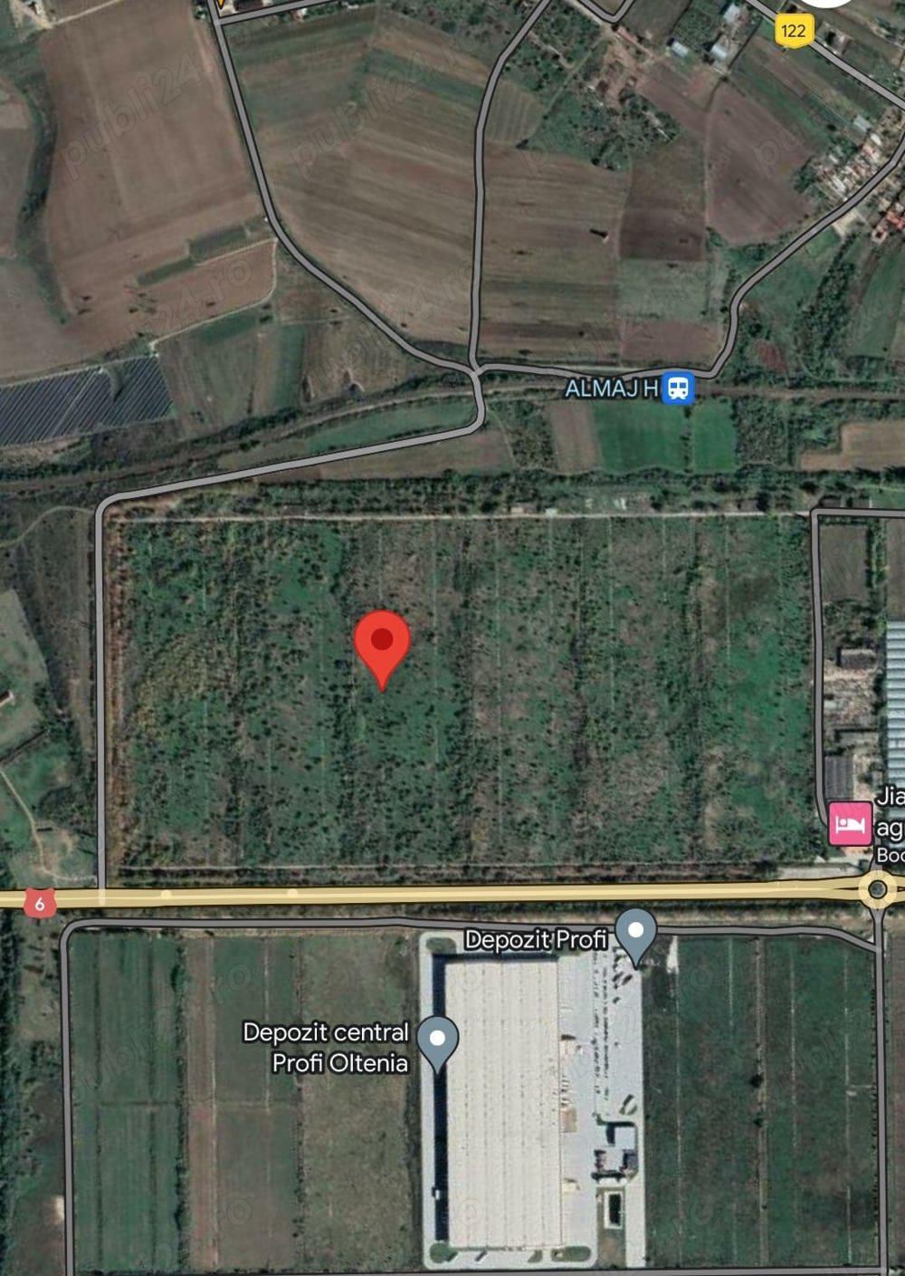 Teren intravilan suprafata mare -PUZ + PUG   Craiova Almaj - 200.000mp - imagine 1