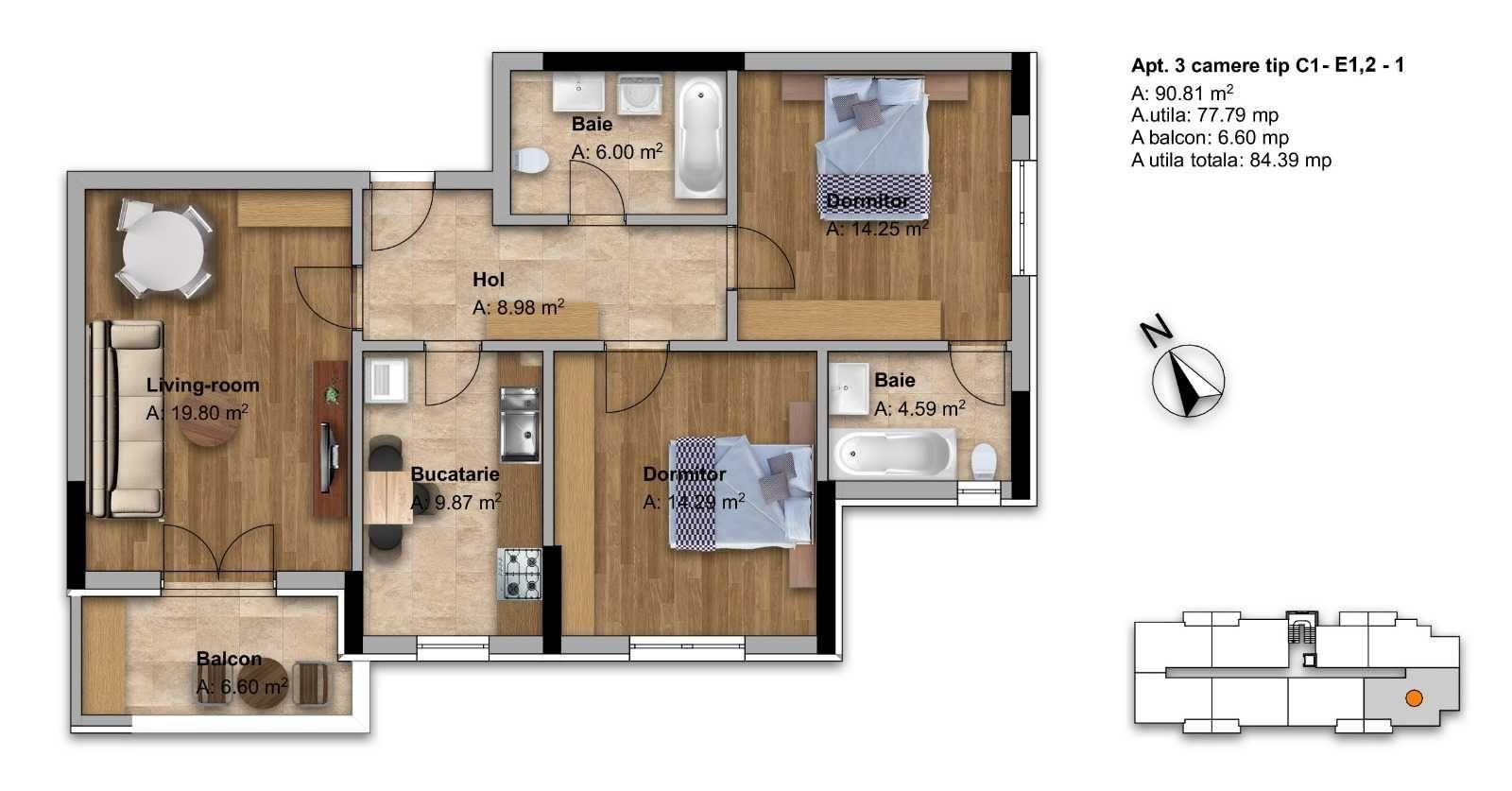 Apartamente cu 1/2/3/4 camere Rate direct la dezvoltator - imagine 1