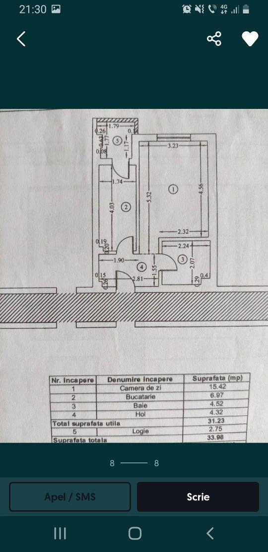 Garsoniera de vânzare