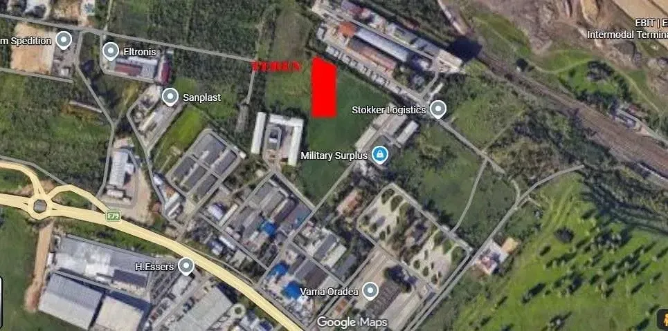 Teren intravilan 5800mp- Zona vama Oradea - Borsului -, pt investitie.