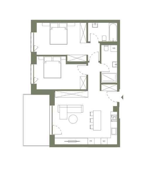 Apartament 3 Camere | 72 mp + Logie 11.8 mp | ERA by Hexagon | Premium
