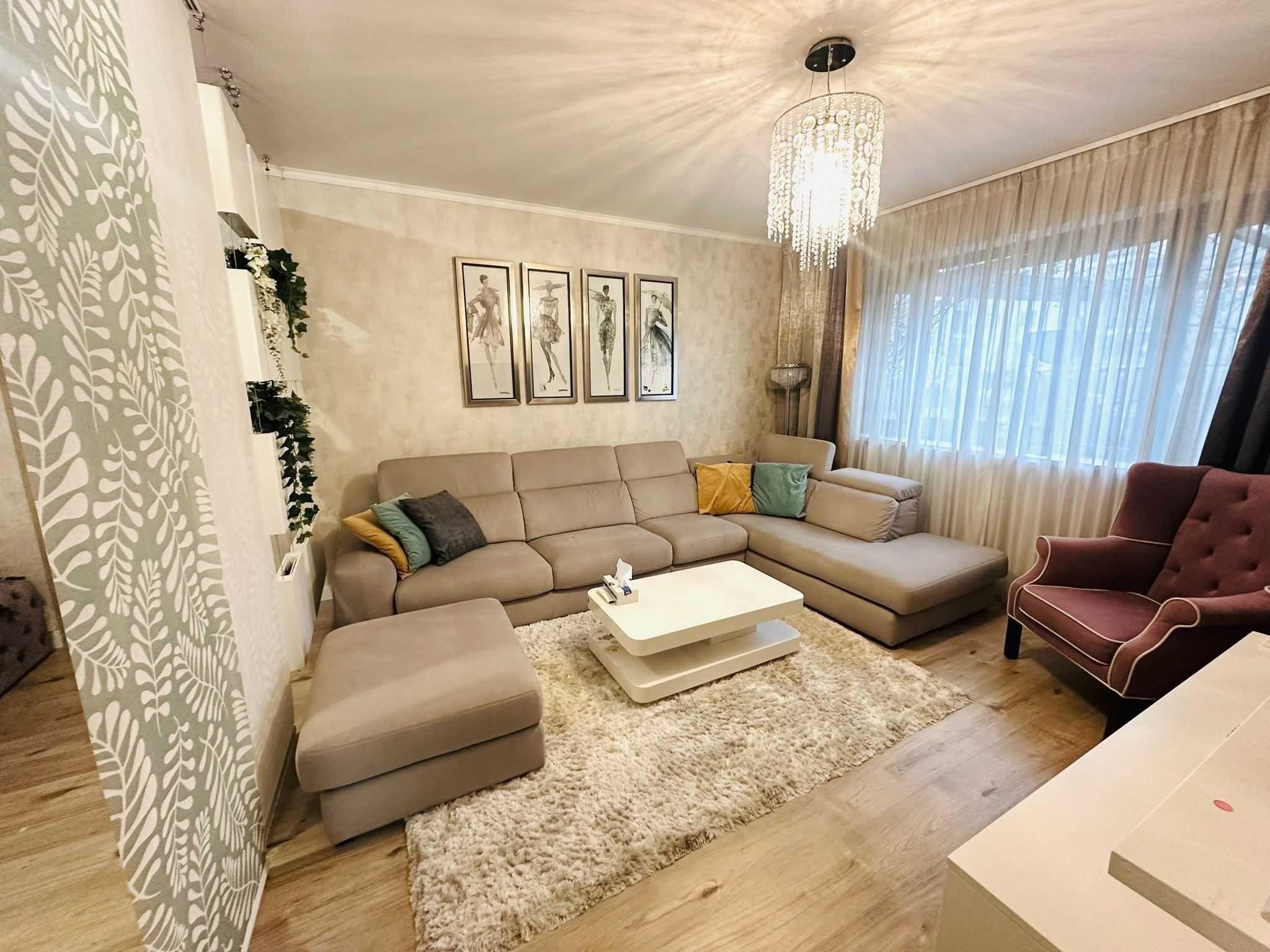 Vanzare Apartament cu 3 camere, Parter cu Gradina amenajata, Baneasa-Greenfield , Mobilat/Utilat, Loc Parcare